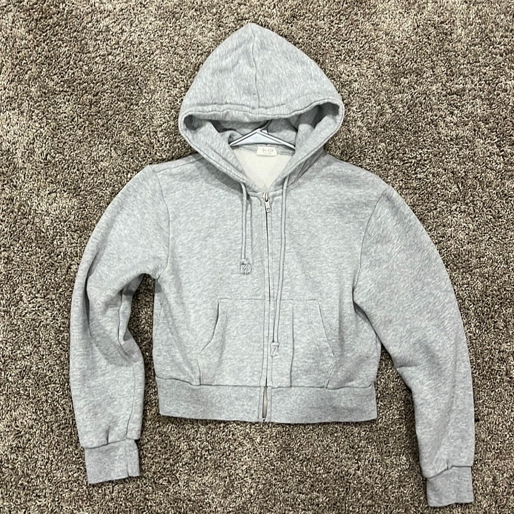 Grey Cropped Jacket